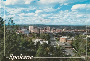 Postales continentales, Sunset Highway en Spokane, Washington - Imagen 1 de 2