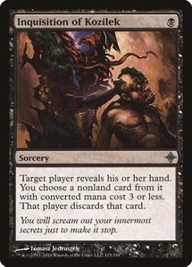 INQUISITION OF KOZILEK x 4 E/X+ RISE OF THE ELDRAZI MAGIC THE GATHERING - Picture 1 of 1