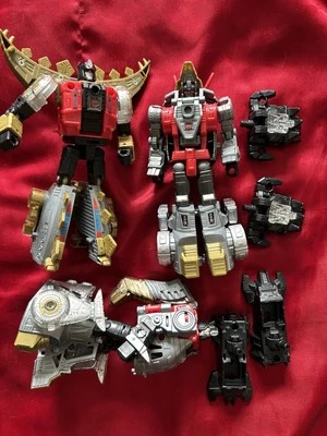 PotP Dinobots Slug/SLAG Sludge Snarl & Slash Transformers Collector Owned Power - Image 1 of 4