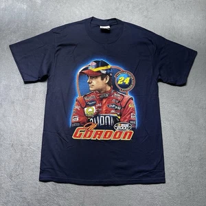 Chase Authentics Jeff Gordon NASCAR 2000 Shirt Herren L blau doppelseitige Grafik - Bild 1 von 9