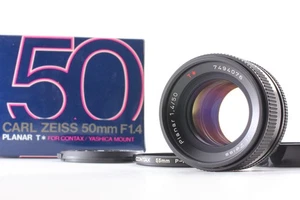 [MINT in Box] Contax Zeiss Planar T* 50mm f/1.4 MMJ Prime Lens C/Y From JAPAN - Picture 1 of 11