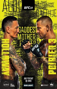 UFC 318 Holloway vs. Poirier Kampf Poster 11 x 17 cm 19. Juli 2025 UFC 318 - Bild 1 von 3