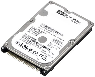 Hard Drive Western Digital Scorpio WD400VE 40GB 5400RPM 8MB ATA IDE 2.5" Inch - Image 1 of 3