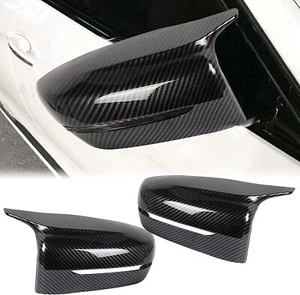 CARBON FIBER Clip-ON FOR 17-22 BMW G30 G20 G11 G12 M STYLE SIDE MIRROR COVER CAP - Bild 1 von 16