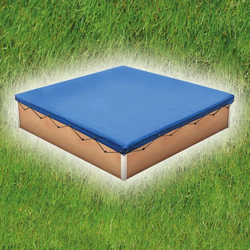 TEAMSPORTBEDARF.DE T-PRO Abdeckplane Plane Schutzhülle für Sandkasten (wasserdicht) - 4 Größen
