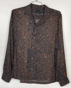 All Saints Women's Button Up Top Size Small - Relaxed Fit - Picture 1 of 5