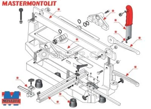 SPARE PARTS FOR TILE CUTTER MONTOLIT MASTERMONTOLIT - Picture 1 of 24