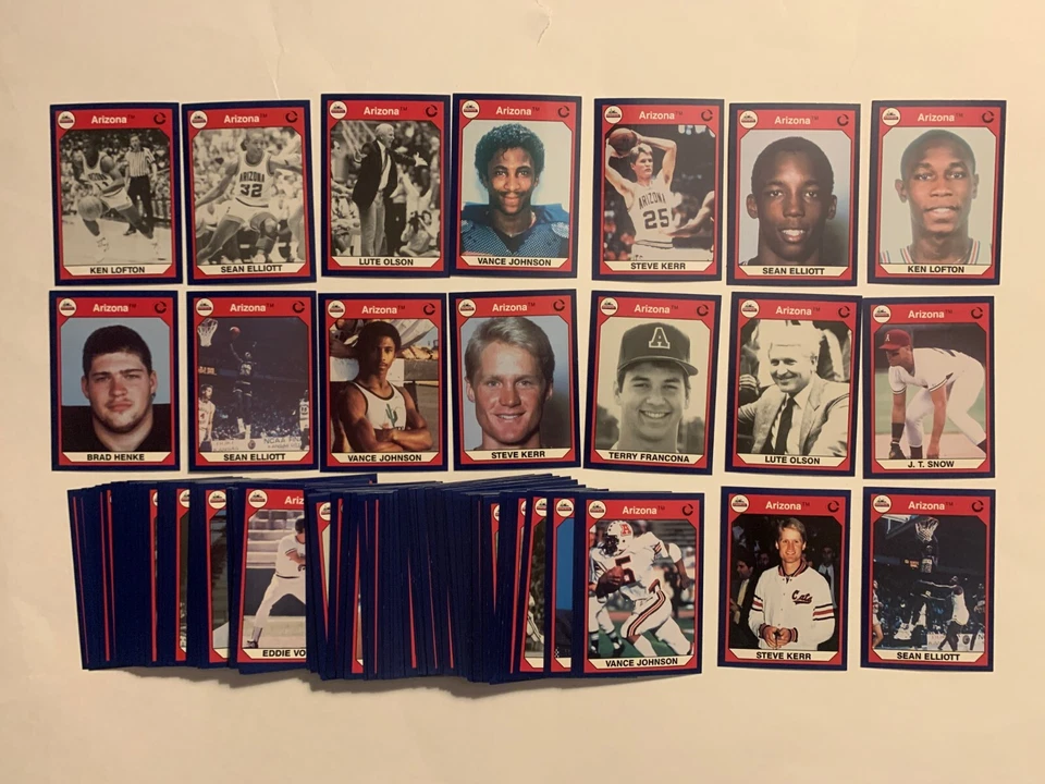 1990 Collegiate Collection ARIZONA multi sport singles - Choose from list! - Image 1 of 1