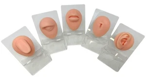 5x INKgrafiX® Piercing Piel de Ejercicio OJO BOCA NARIZ Pantalla Tatuaje Calidad Silicona - Imagen 1 de 11