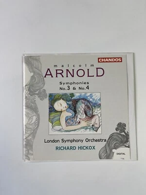 CD de música clásica Malcom Arnold sinfonía n.º 3 y 4 Richard Hickox London Orchestra Foto 1 de 4