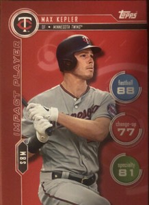 2020 MAX KEPLER Topps Attax MLB Game Card Impact Player Twins