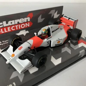 1993 Ayrton Senna McLaren MP4/8 Ford – Minichamps – 1:43 Scale Diecast Model Car - Picture 1 of 5