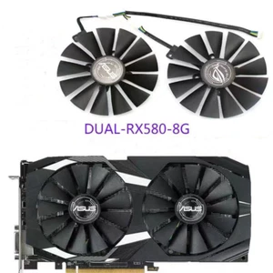 For ASUS DUAL-RX580-8G Graphics Card Cooling fan 95mm 13 fan Blade 4pin - Bild 1 von 12