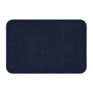 SKID-RESISTANT RUG living area carpet kitchen floor mat NAVY BLUE - Picture 1 of 5