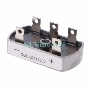 SQL50A 50A 1200V Aluminum Metal Case 3 Phase Diode Bridge Rectifier Module - Foto 1 di 5