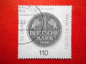 BM. Briefmarken BRD 1998 50 Jahre Deutsche Mark Mi. Nr. 1996 gestempelt - Bild 1 von 2