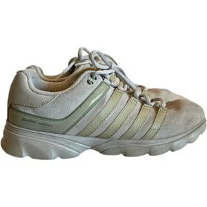 K-Swiss Limited Edition Genuine Suede Tennie Shoes Cream Ivory 91456099 Size 8.5 - Picture 1 of 12