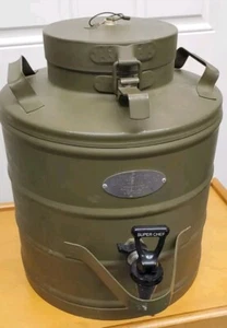 Vintage Super Chef 3 Gallon Military Insulated Beverage Dispenser Container Jug - Picture 1 of 8