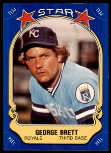 1981 Fleer Star Stickers George Brett  NR-MINT Kansas City Royals #NNO