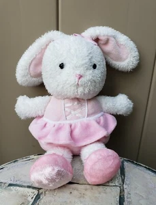 Prestige Bunny Ballerina Ballett Outfit Rassel Puppe Plüsch rosa weiß Baby 37154 - Bild 1 von 3