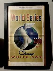 Chicago White Sox World Series Preview Newspaper Framed Chicago Tribune MLB - Picture 1 of 4