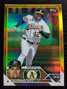 2023 Topps Update Aledmys Diaz Gold Foil #US118 Athletics