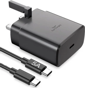 Genuine Fast Charger Adapter Plug &1M Cable For Samsung S24 Ultra S24 S24 Plus - Picture 1 of 9