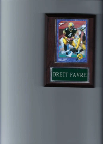 BRETT FAVRE PLAQUE GREEN BAY PACKERS NFL FOOTBALL   C Cover