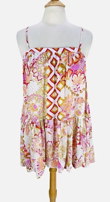 Mini Vestido Intimately Free People Talla M Floral Boho Caprichoso Costero Playa Foto 1 de 4