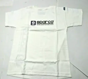 SPARCO Mens T-Shirt Logo Short Sleeve USA Racing White  EXTRA SMALL XS NEW - Picture 1 of 5