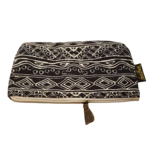 Laurel Burch 9x5 Kosmetiktasche Clutch Geldbörse Wildcat schwarz-weiß Katze Reißverschluss - Bild 1 von 9