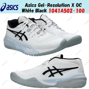 Asics Gel-Resolution X OC Blanco Negro 1041A502-100 Hombres Talla - Imagen 1 de 8