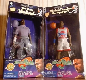 Warner Brothers Michael Jordan Space Jam Time Squad 1996 MVP/Tee Time Figures - Imagen 1 de 8