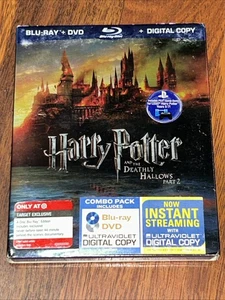 HARRY POTTER AND THE DEATHLY HALLOWS PART 2 Blu Ray DVD Digital DISC SET SEALED - Picture 1 of 2