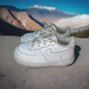 Nike Air Force 1 Low LE Toddler Size 8C Shoes DH2926-111 Triple White Sneakers - Picture 1 of 24