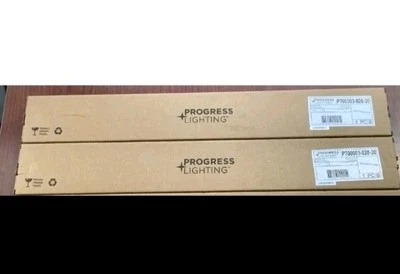 NEW 2PK ProgressLighting 24" LED White Linear Undercabinet Light White B48 - Image 1 of 2