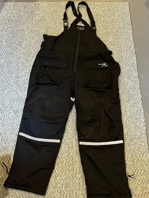 Baberos negros Ice Armor de Clam baberos de pesca en hielo al aire libre para hombre talla 2XL Foto 1 de 4