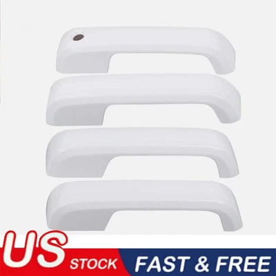 Ford F150 2015-18 2019 2020 2017-2022 F-250 manija de puerta cubiertas Oxford blanco Foto 1 de 4