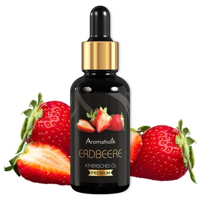 AROMAHOLIK Erdbeeröl BIO 100% naturrein – Ätherische Öle, Strawberry Essential Oils