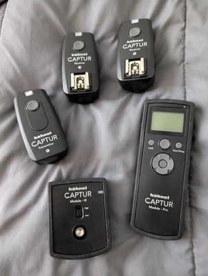 Hahnel Captur Set for Nikon DSLR Transmitter, 2 x Receivers, IR Unit, Module Pro - Image 1 of 4