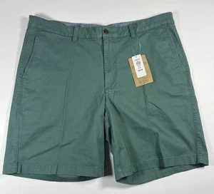 Pantalones Cortos LL Bean Para Hombres 40 Verde Calce Estándar Chino Spandex Informales Lavado al Lago - Imagen 1 de 12
