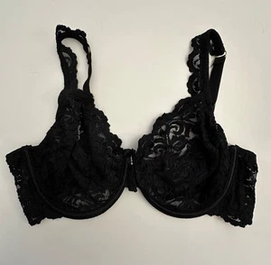 Sujetador Secret Treasures 40C Sexy 85045 Firma Encaje Sin Forro Con Aros Negro Transparente - Imagen 1 de 9