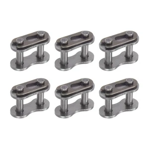 16Pcs #40 Chain Master Connector Link Roller, 1/2" Pitch Carbon Steel, Standard - Picture 1 of 5