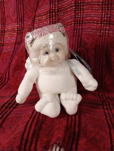 Neu mit Etikett 1995 Dreamsicle Plüsch Engel Puppe Kristin markiert H16555 weicher Körper mit Flügeln - Bild 1 von 7