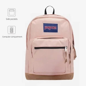 Jansport Cool Student Laptop Backpack Coconut 17inch Large Computer Bag Rucksack - Picture 1 of 50