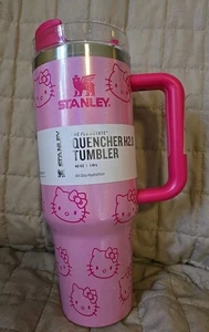 Stanley Quencher H2.0 Tumbler with Handle & Straw 40 oz Pink  New No Box - Picture 1 of 5