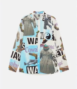 Camisa TMNT x Wavey Garms estampado por todas partes botón delantero talla L precio de venta sugerido por el fabricante $150 - Imagen 1 de 10