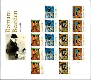 US Scott # 4566-4569 Sheet Of 16 Stamps MNH, Romare Bearden - Picture 1 of 1