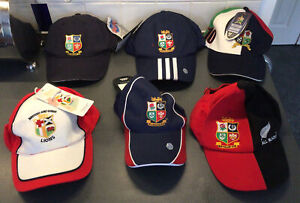 6 X Rugby Union Cap 4 Nation’s New Zealand Tour 2005,adidas,new With Cables