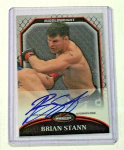 Autógrafo Brian Stann WEC 2011 Topps UFC Finest Fighters automático - Imagen 1 de 1